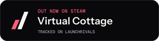 Dark launch badge for Virtual Cottage