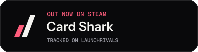 Dark launch badge for Card Shark