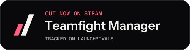 Dark launch badge for Teamfight Manager