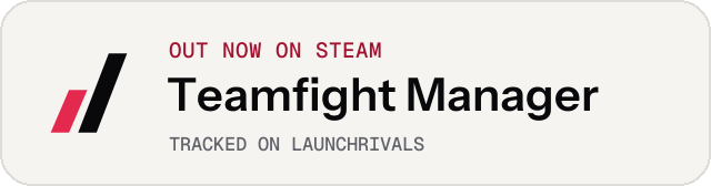 Light launch badge for Teamfight Manager