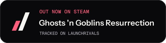 Dark launch badge for Ghosts 'n Goblins Resurrection