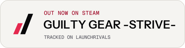 Light launch badge for GUILTY GEAR -STRIVE-