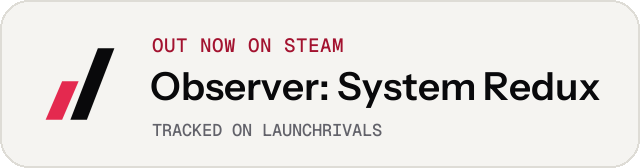 Light launch badge for Observer: System Redux