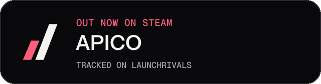 Dark launch badge for APICO