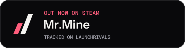 Dark launch badge for Mr.Mine