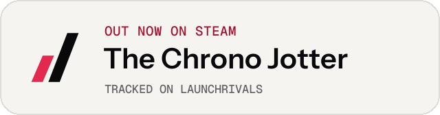Light launch badge for The Chrono Jotter