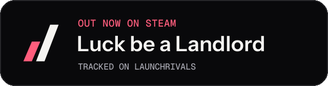 Dark launch badge for Luck be a Landlord