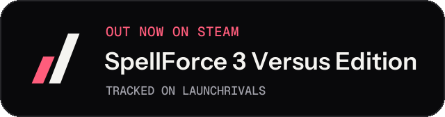Dark launch badge for SpellForce 3 Versus Edition