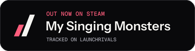 Dark launch badge for My Singing Monsters