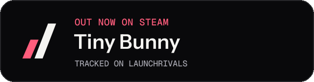 Dark launch badge for Tiny Bunny