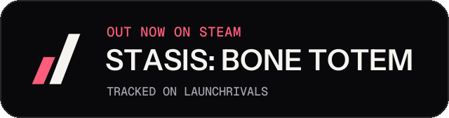 Dark launch badge for STASIS: BONE TOTEM