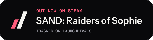 Dark launch badge for SAND: Raiders of Sophie
