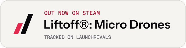 Light launch badge for Liftoff®: Micro Drones