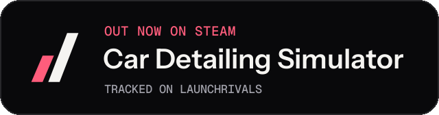 Dark launch badge for Car Detailing Simulator