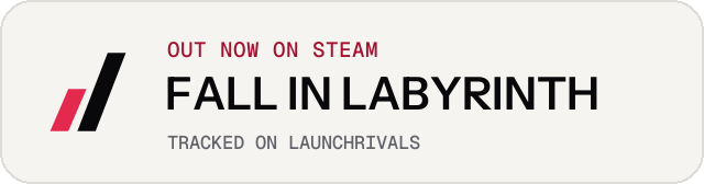 Light launch badge for FALL IN LABYRINTH