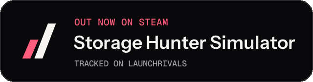 Dark launch badge for Storage Hunter Simulator