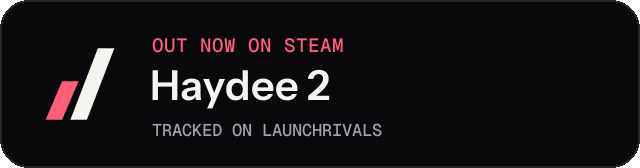 Dark launch badge for Haydee 2