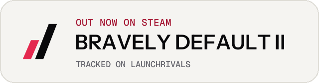 Light launch badge for BRAVELY DEFAULT II