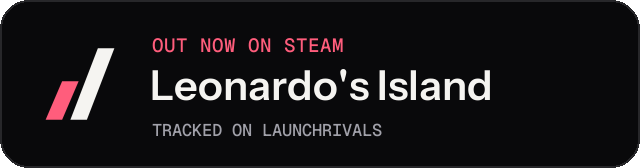 Dark launch badge for Leonardo's Island