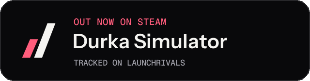 Dark launch badge for Durka Simulator