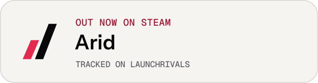 Light launch badge for Arid
