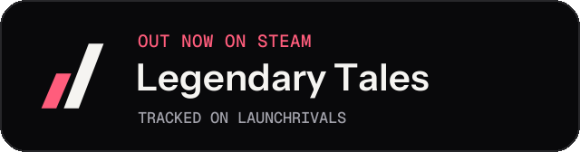 Dark launch badge for Legendary Tales