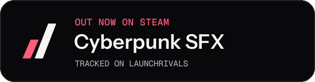 Dark launch badge for Cyberpunk SFX