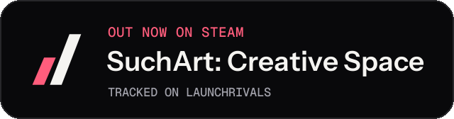 Dark launch badge for SuchArt: Creative Space