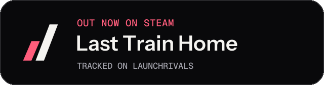 Dark launch badge for Last Train Home