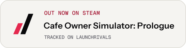 Light launch badge for Cafe Owner Simulator: Prologue