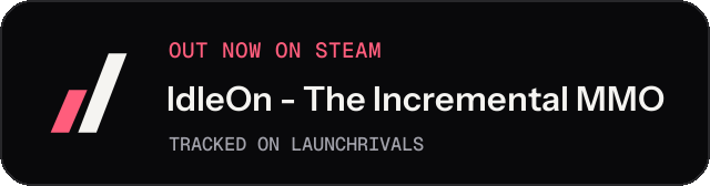 Dark launch badge for IdleOn - The Incremental MMO
