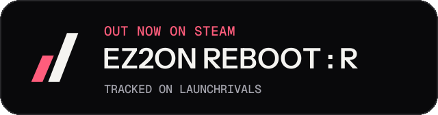 Dark launch badge for EZ2ON REBOOT : R