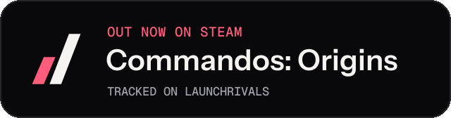 Dark launch badge for Commandos: Origins