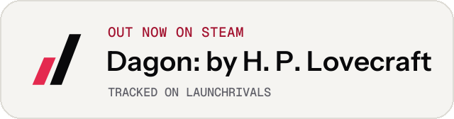 Light launch badge for Dagon: by H. P. Lovecraft