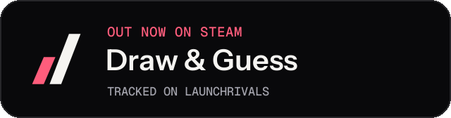 Dark launch badge for Draw & Guess