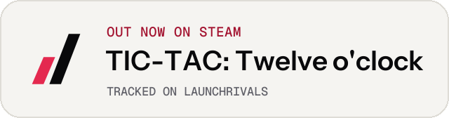 Light launch badge for TIC-TAC: Twelve o'clock