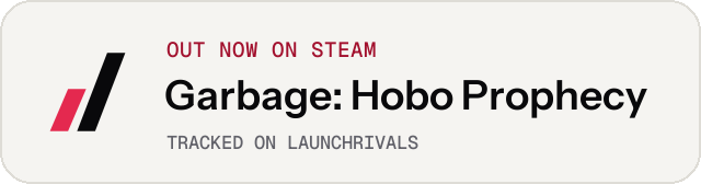 Light launch badge for Garbage: Hobo Prophecy