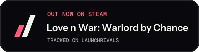 Dark launch badge for Love n War: Warlord by Chance