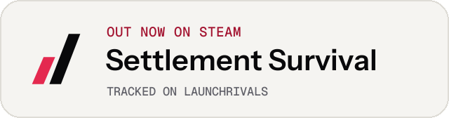 Light launch badge for Settlement Survival