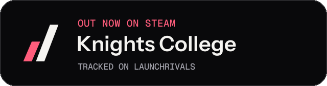 Dark launch badge for Knights College