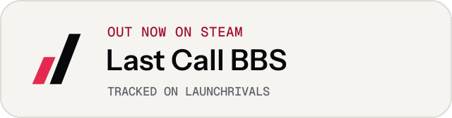 Light launch badge for Last Call BBS