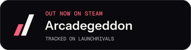 Dark launch badge for Arcadegeddon