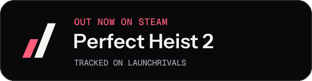 Dark launch badge for Perfect Heist 2