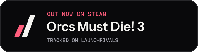 Dark launch badge for Orcs Must Die! 3