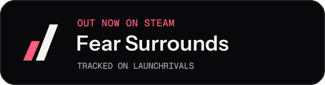 Dark launch badge for Fear Surrounds