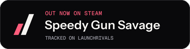 Dark launch badge for Speedy Gun Savage