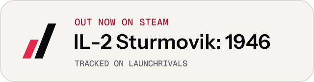 Light launch badge for IL-2 Sturmovik: 1946