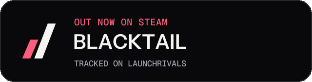 Dark launch badge for BLACKTAIL