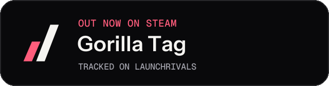 Dark launch badge for Gorilla Tag