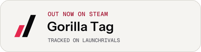 Light launch badge for Gorilla Tag